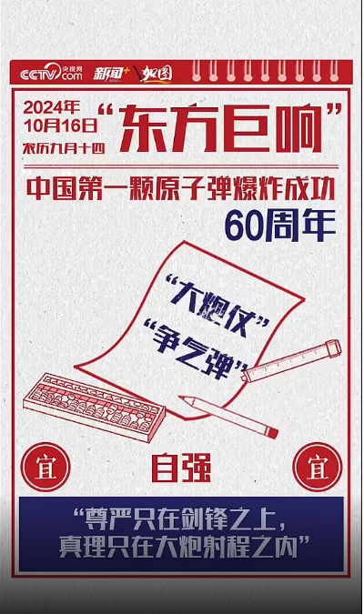 那颗昵称“争气弹”“大炮仗”的原子弹爆炸成功60周年了